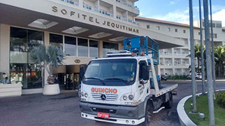 transporte de plataformas elevatórias
